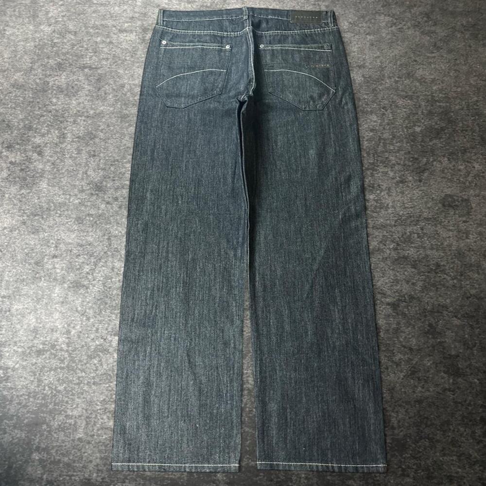 Vintage Y2K Sean John Men’s 36 Dark Wash Relaxed Fit Denim Jeans Hip Hop